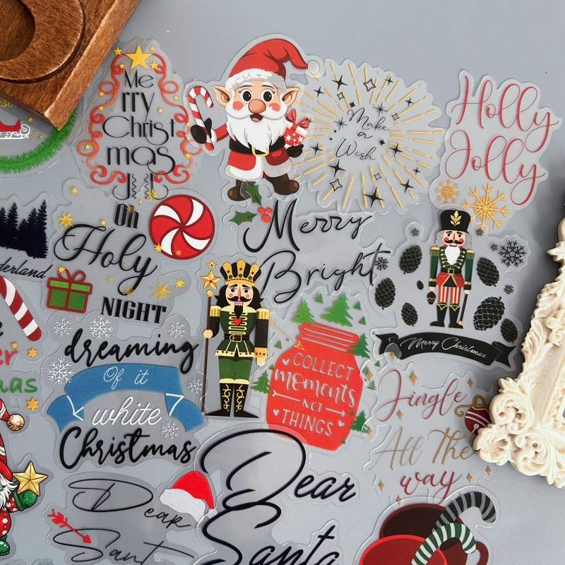 Christmas Word Sticker 50PCS