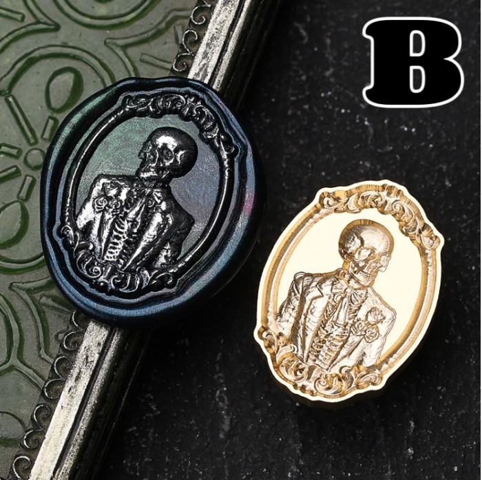 Black Phantom Sealing Wax Stamp
