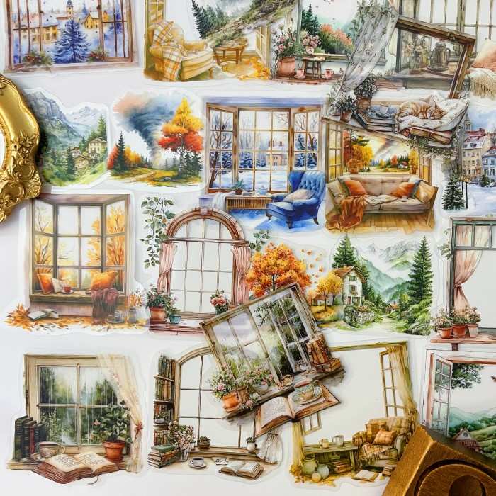 Misty Vista Sticker 60PCS