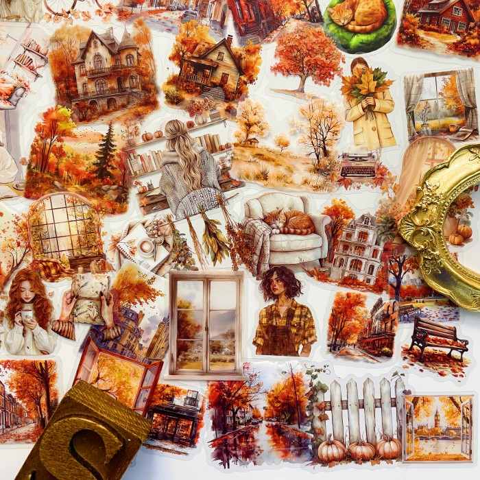 Autumn Life Sticker 90PCS
