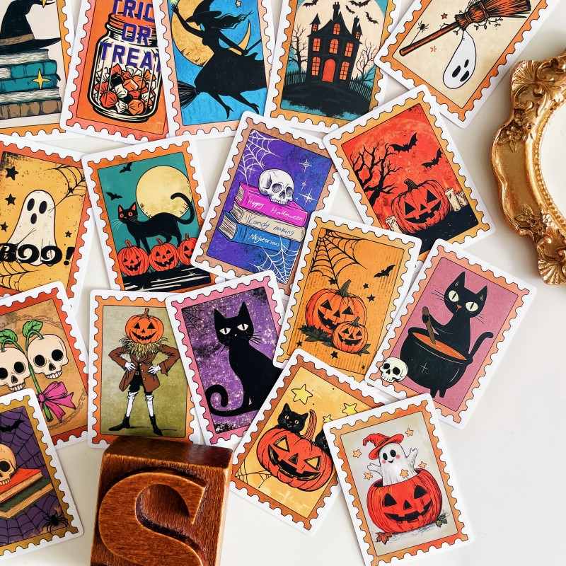 Creepy Postage Sticker 50PCS