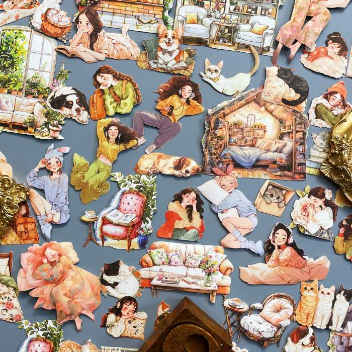 Life in Ease Sticker 100PCS