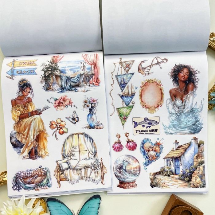 Clear Sea Sticker Book 20Sheets