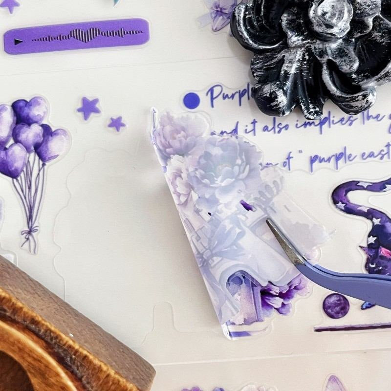 Lilac Symphony PET Tape Roll | Dong Xi