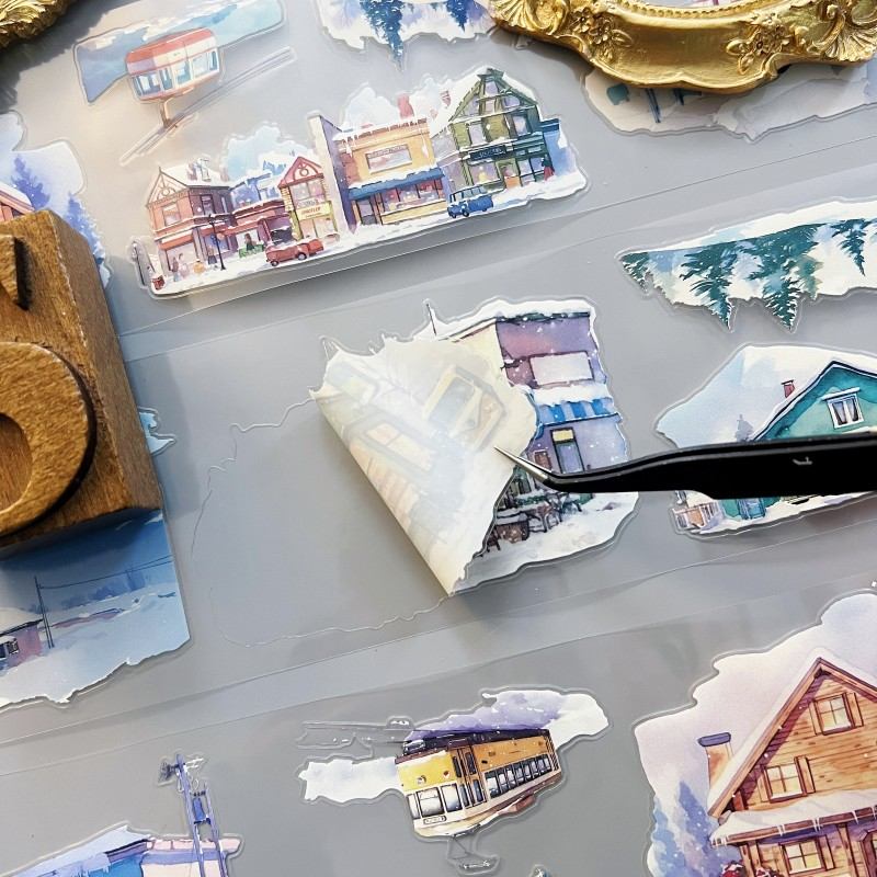 Snowlit Streets PET Tape Roll | S.D.