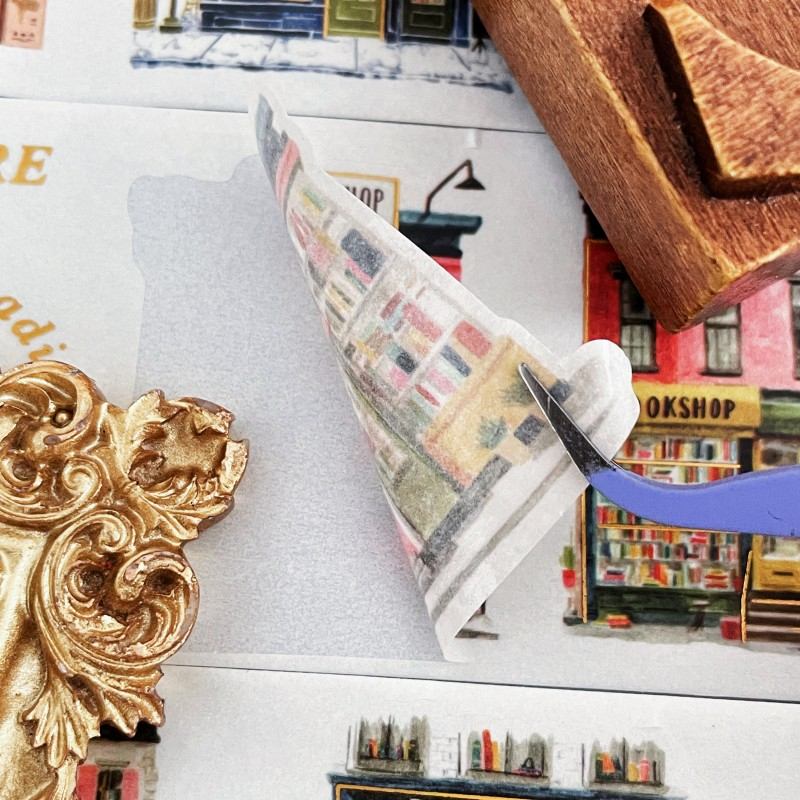 Cozy Bookshop Washi Tape Roll