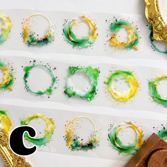 Iridescent Margin PET Tape Roll