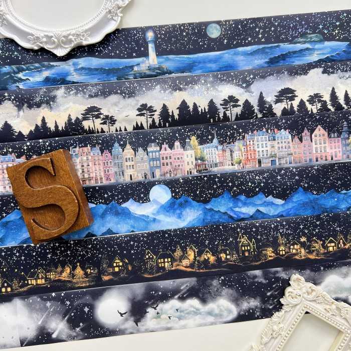 Night City Washi Tape Roll