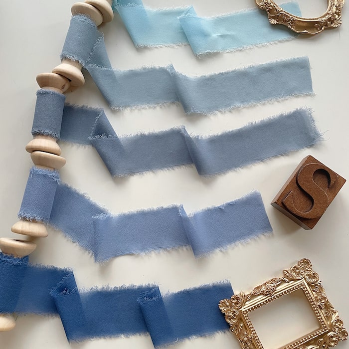 Frayed Edge Chiffon Ribbon Set #2