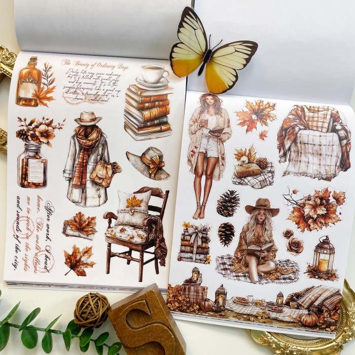 Afternoon Reading Sticker Book 20Sheets