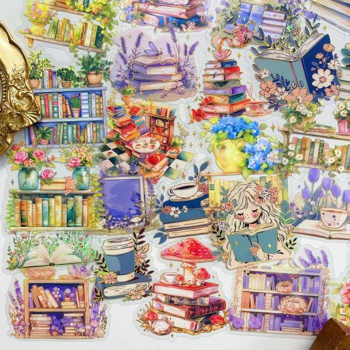 Bookish Journey Sticker 60PCS