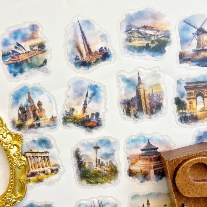 Global Builds Sticker 50PCS