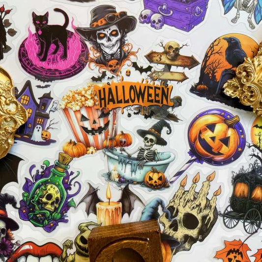 Pumpkin Curse Sticker 50PCS
