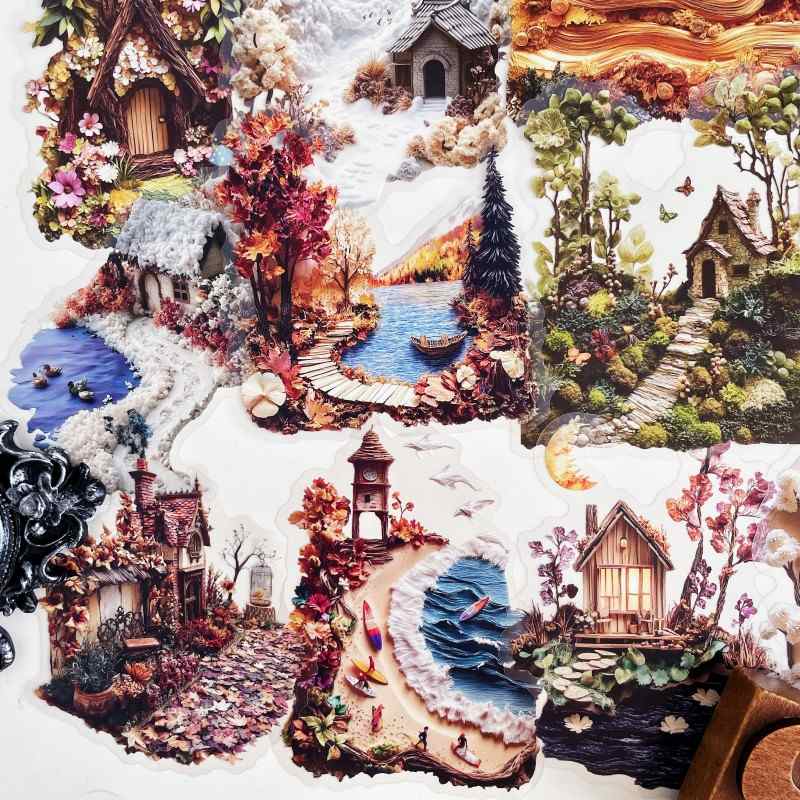 Natural Scenery Sticker 30PCS