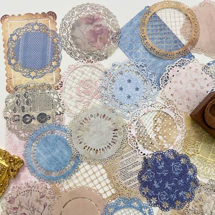 Pure Lace Collage Paper 40PCS