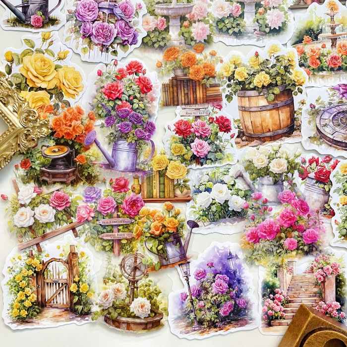 Rose Manor Sticker 60PCS