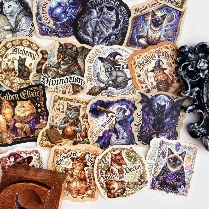 Mage Cat Sticker 50PCS