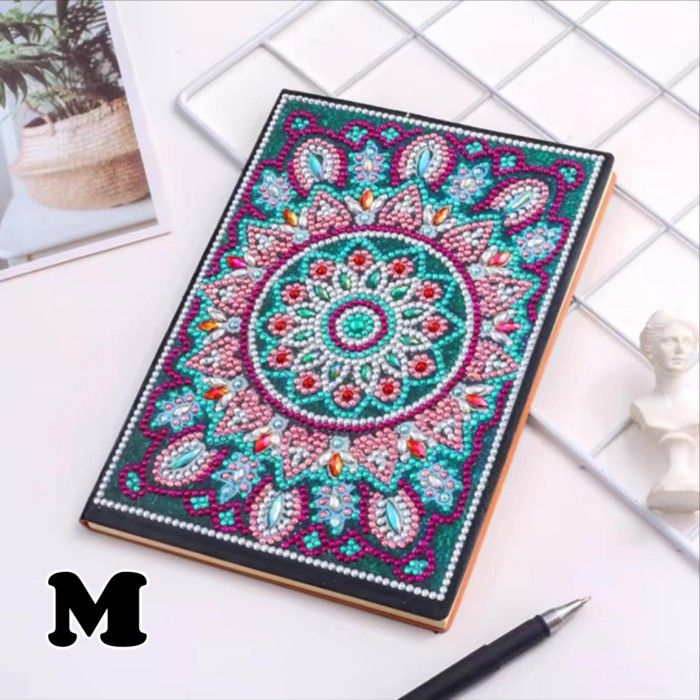 Mandala Diamond Painting Dots Notebook Kit