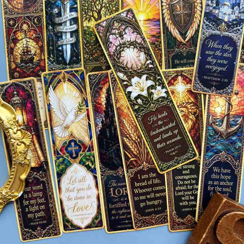 Stained Bible Note Paper 30PCS