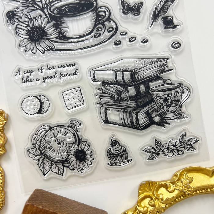 Tea Break Clear Stamp