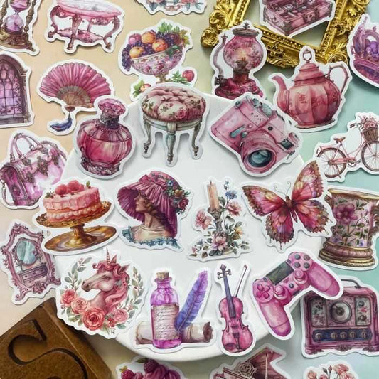 Pink Chic Sticker 100PCS