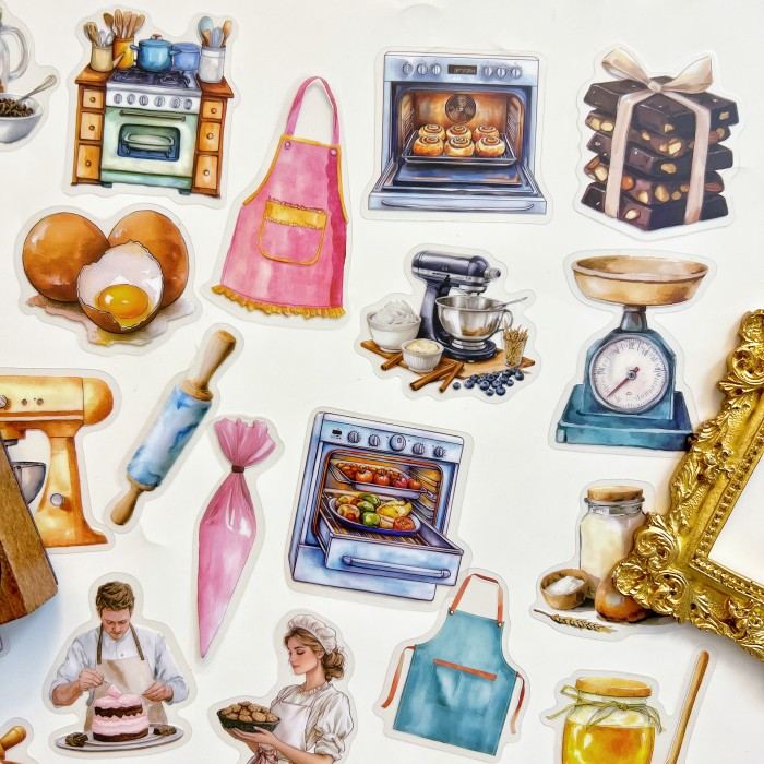 Oven Love Sticker 50PCS
