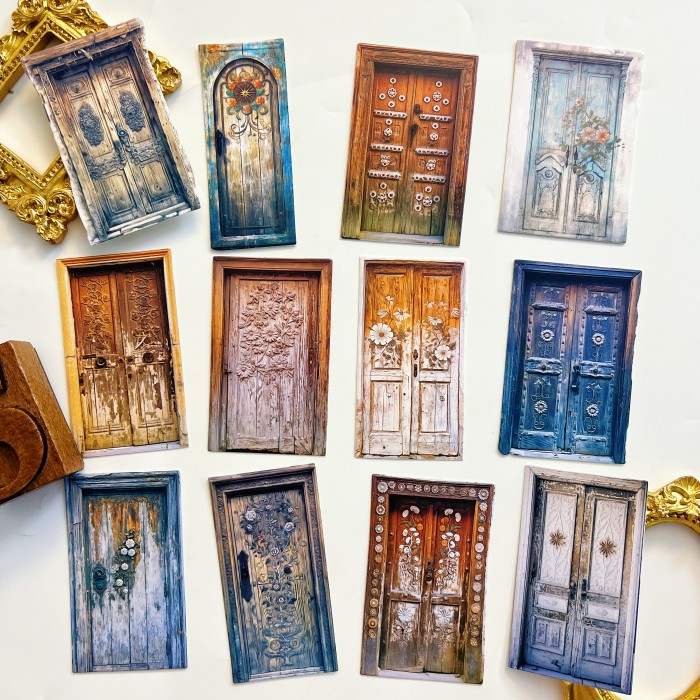 Rustic Arch Collage Paper 17PCS