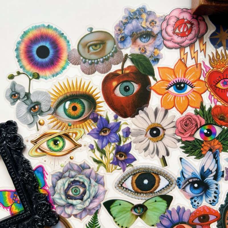 Eye Mystic Sticker 50PCS
