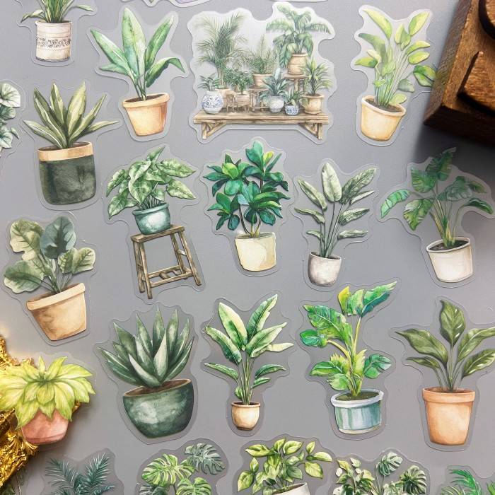 Evergreen Summer Sticker 50PCS