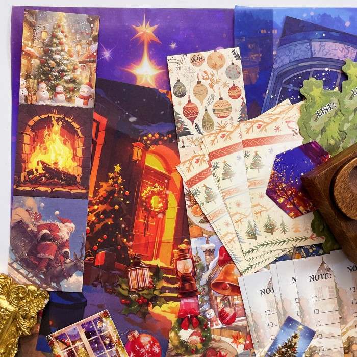 Christmas Waltz Ephemera Kit 120PCS