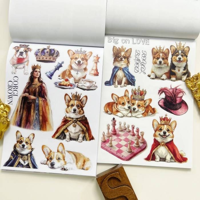 The Corgi Sticker Book 20Sheets