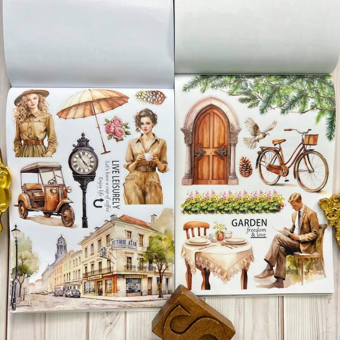 Walking In The Street Sticker Book 20Sheets