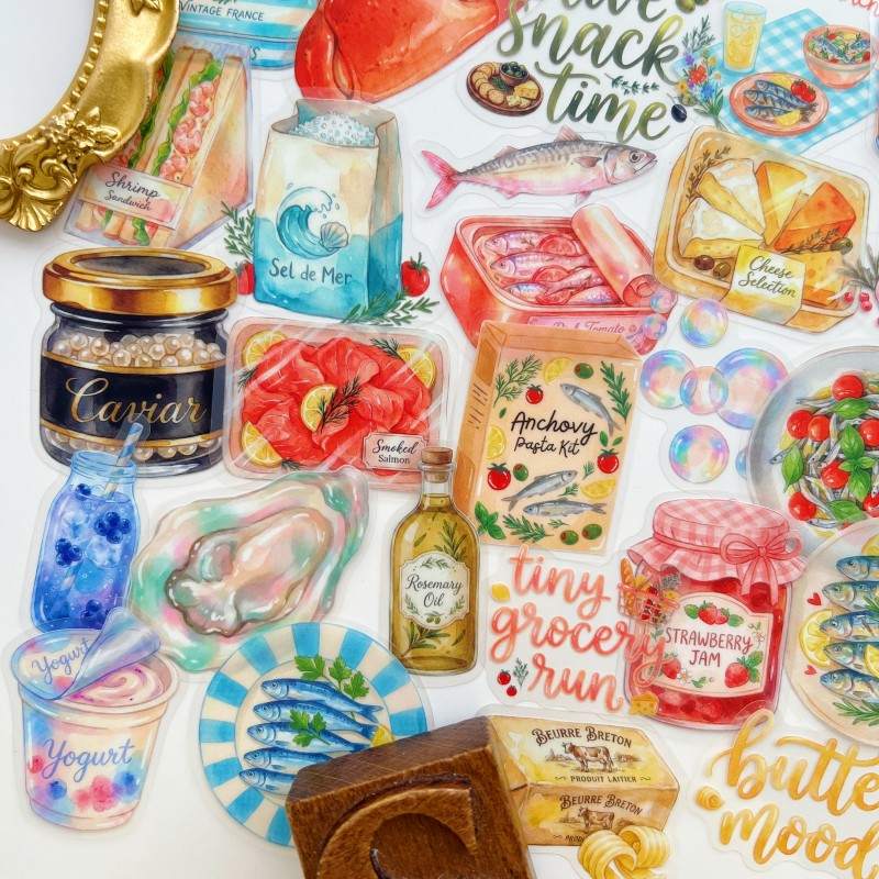 Mediterranean Pantry Sticker 50PCS