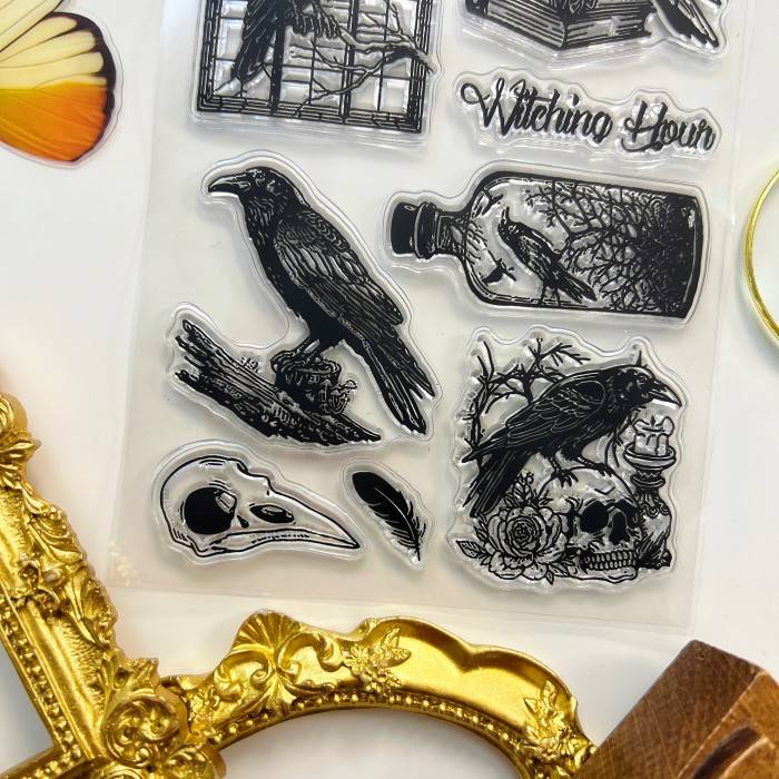 Crow Myth Clear Stamp