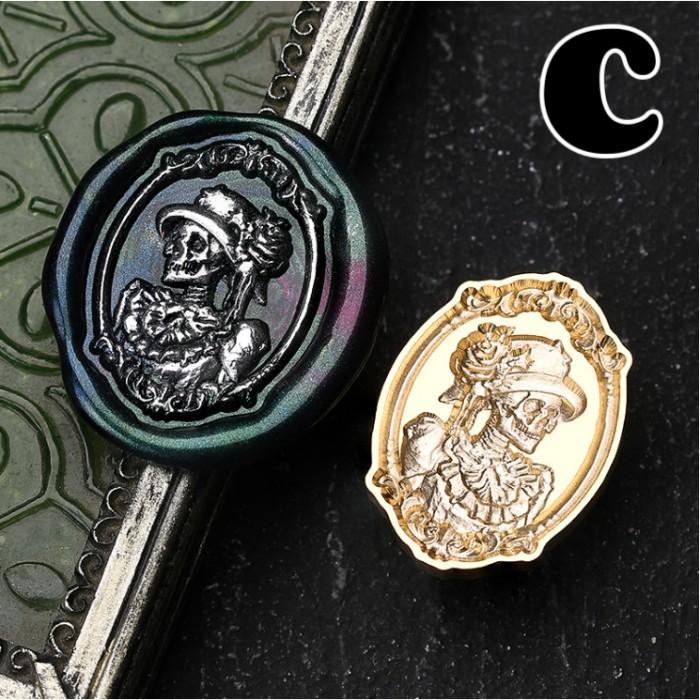 Black Phantom Sealing Wax Stamp