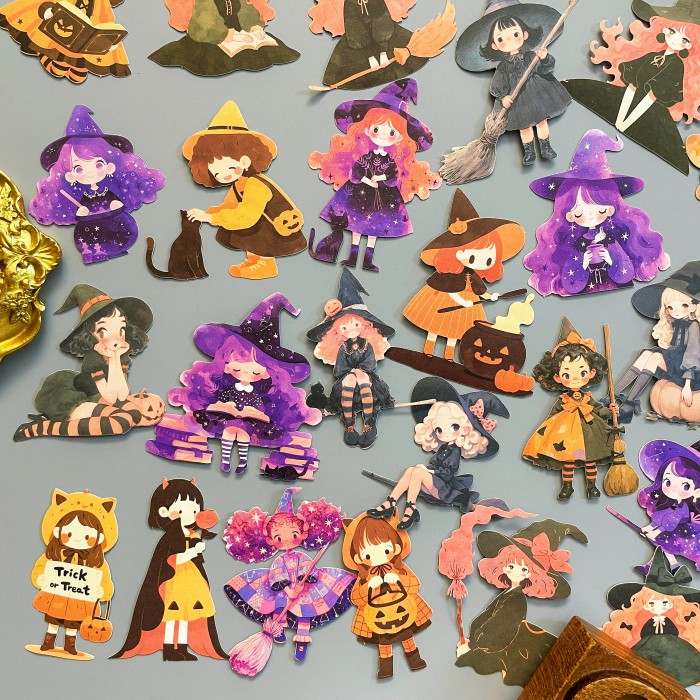 Little Witch Lilith Sticker 60PCS