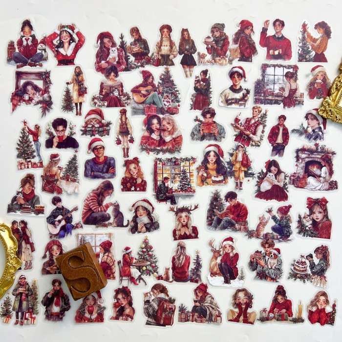 Christmas Era Sticker 60PCS