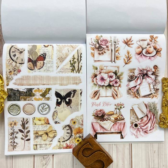 Watercolor Inspiration Sticker Book 20Sheets