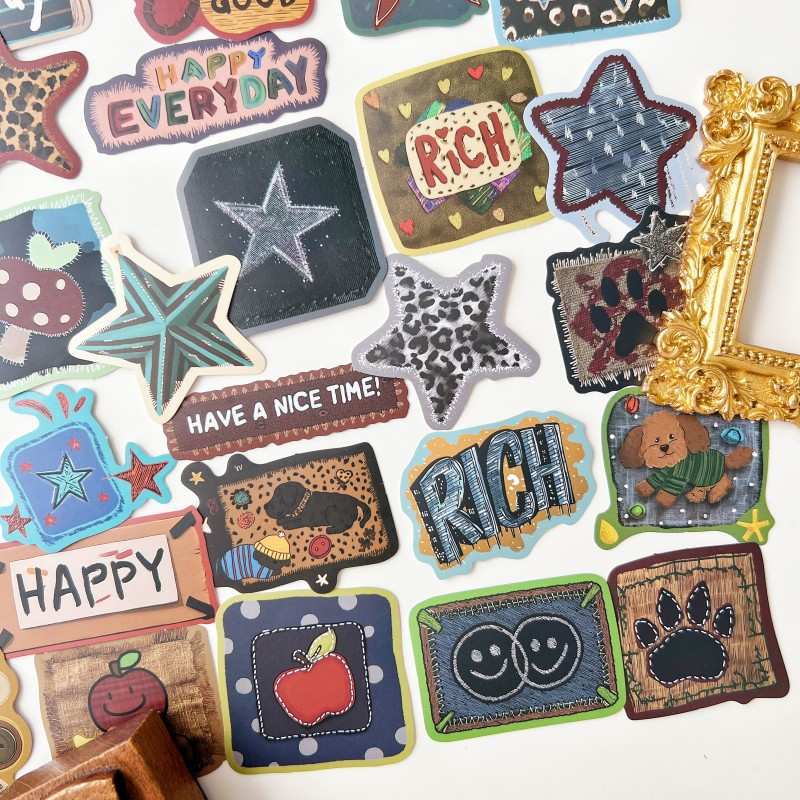 Patchwork Graffiti Sticker 50PCS