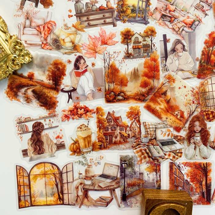 Autumn Life Sticker 90PCS