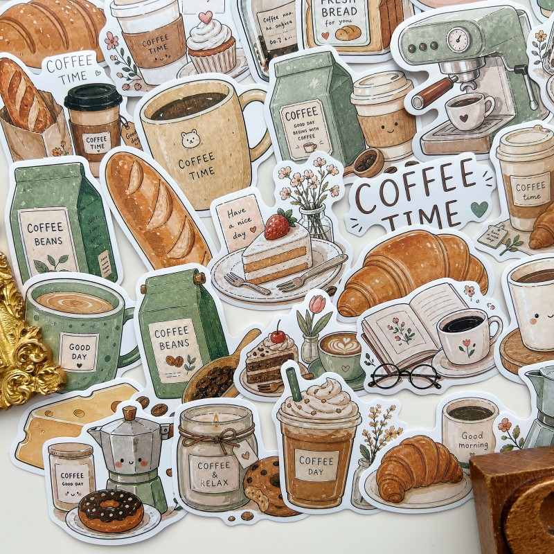Caffeine Hour Sticker 50PCS