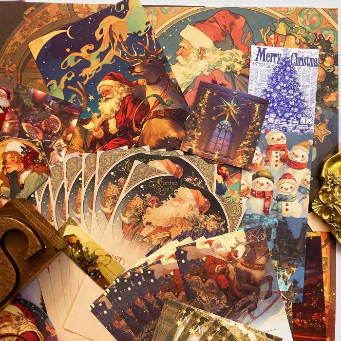 Twinkling Christmas Ephemera Kit 120PCS
