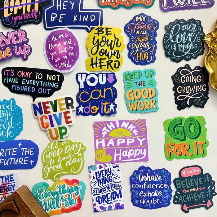 Inspire Words Sticker 50PCS