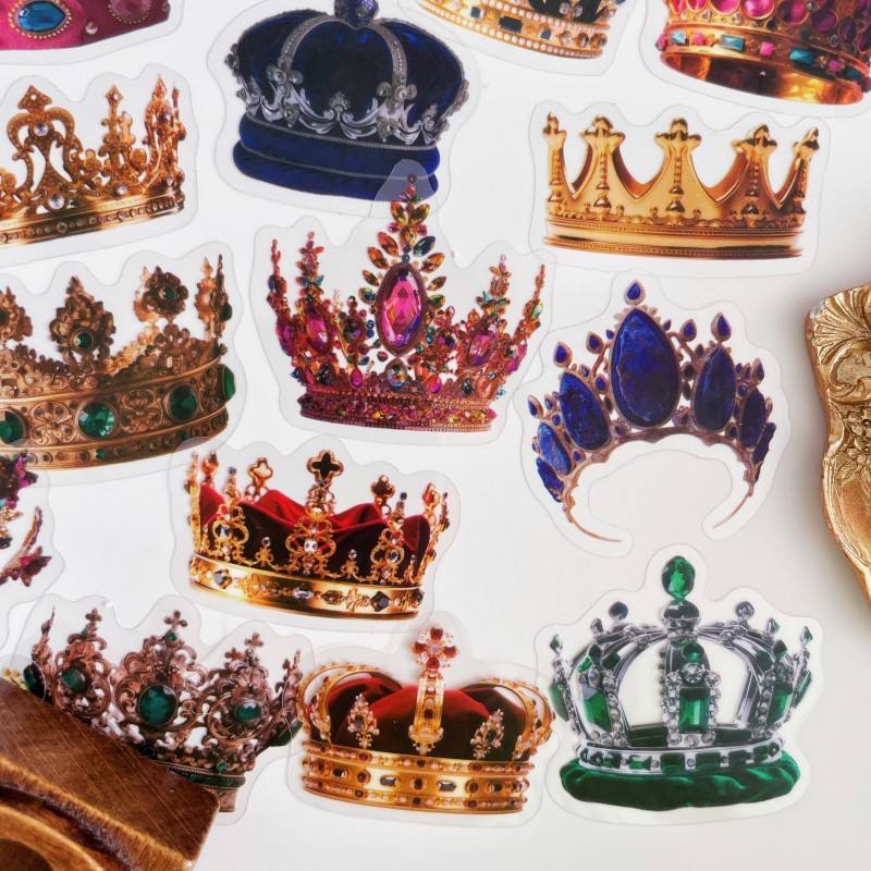 Crown Sticker 48PCS