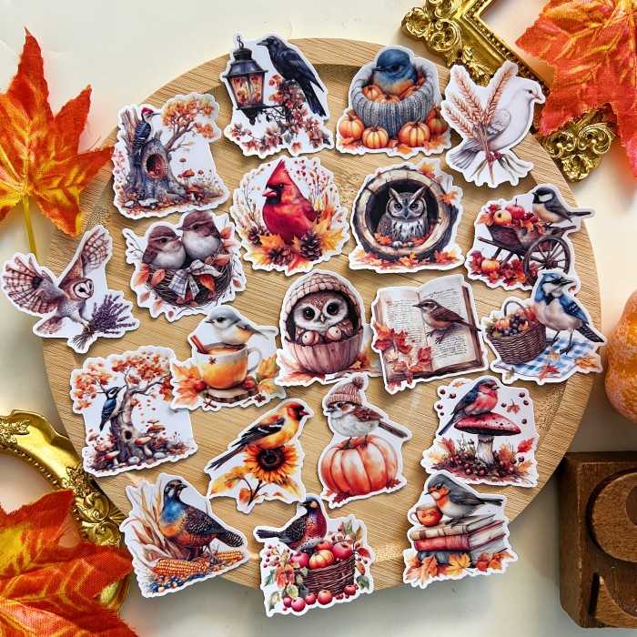 Autumn Chirp Sticker 20PCS