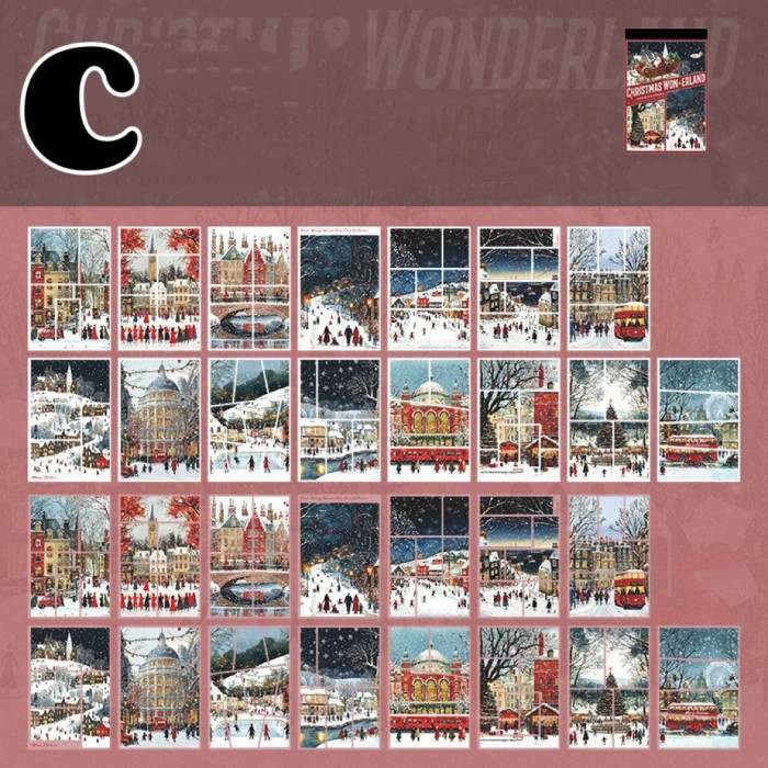 Christmas Wonderland Sticker Book 30Sheets