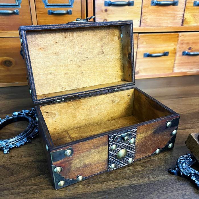 Faded Gold Vintage Chest