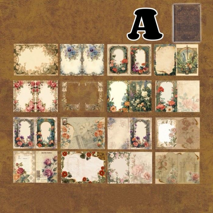 Longing Verse Collage Paper Book