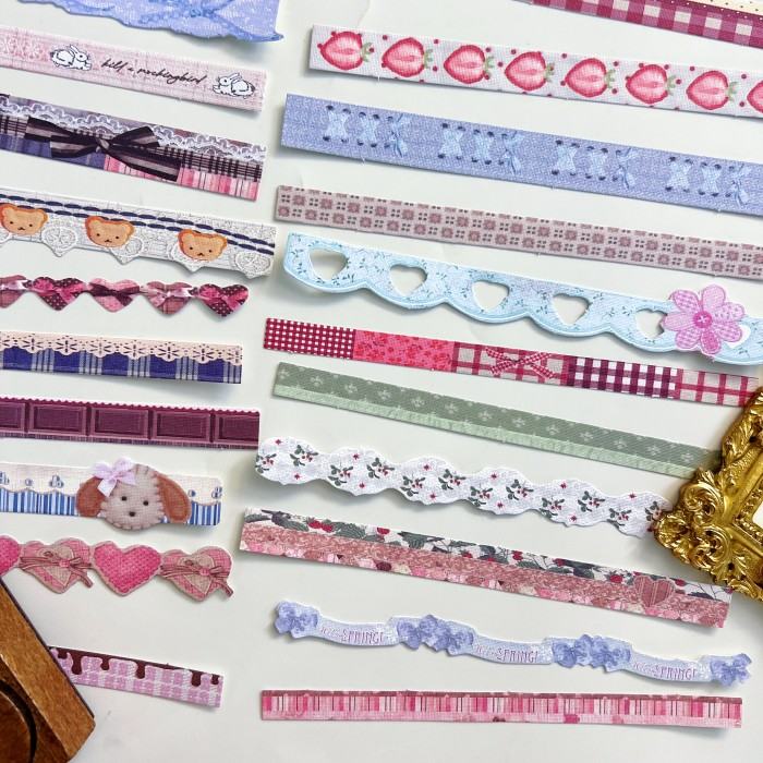 Fabric Lace Sticker 40PCS