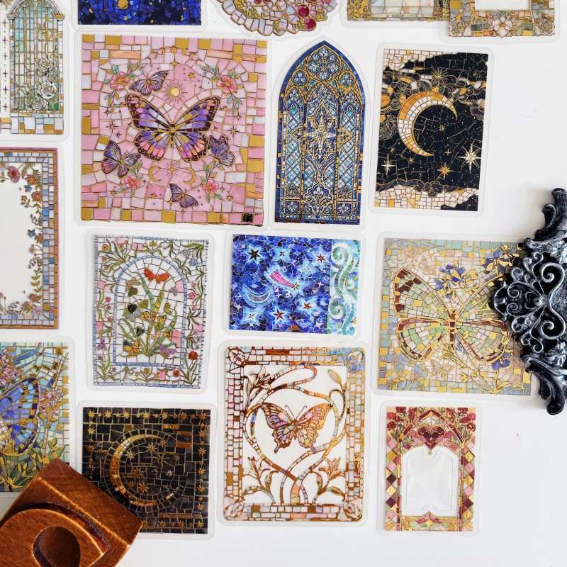 Colored Brick Sticker 40PCS